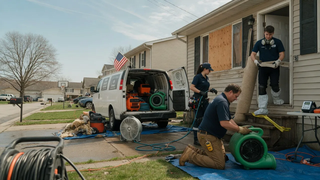 Water Damage Restoration in New Point, IN near me